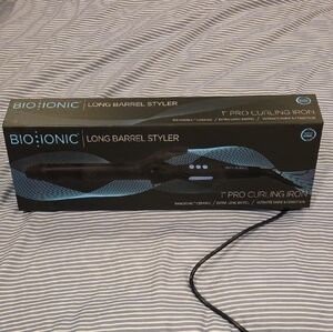 Bio Ionic 1" Pro Long Barrel Styler Curling Iron - Black